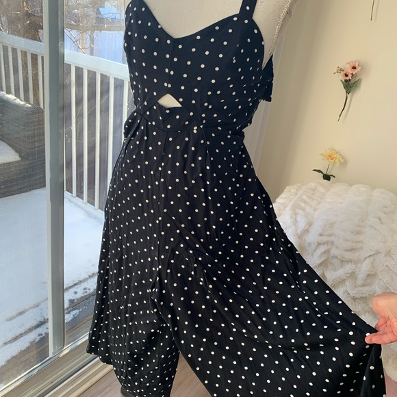 Black Swan Wide Leg Jumpsuit - Picture 2 of 2